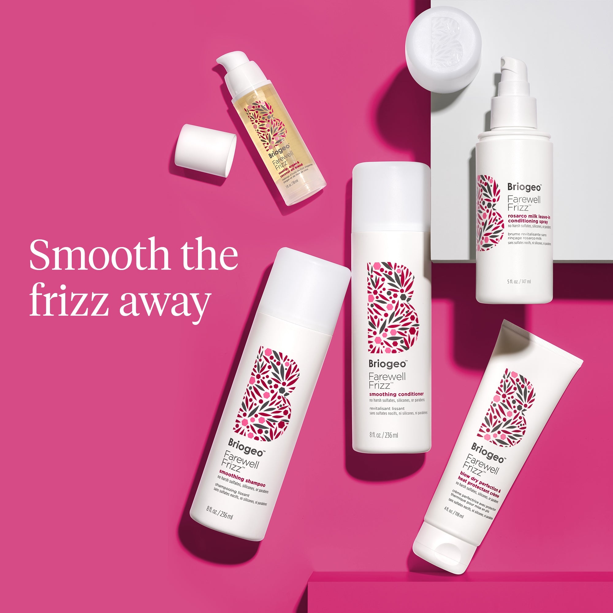 Farewell Frizz Blow Dry Perfection & Heat Protectant Crème 2oz - Briogeo