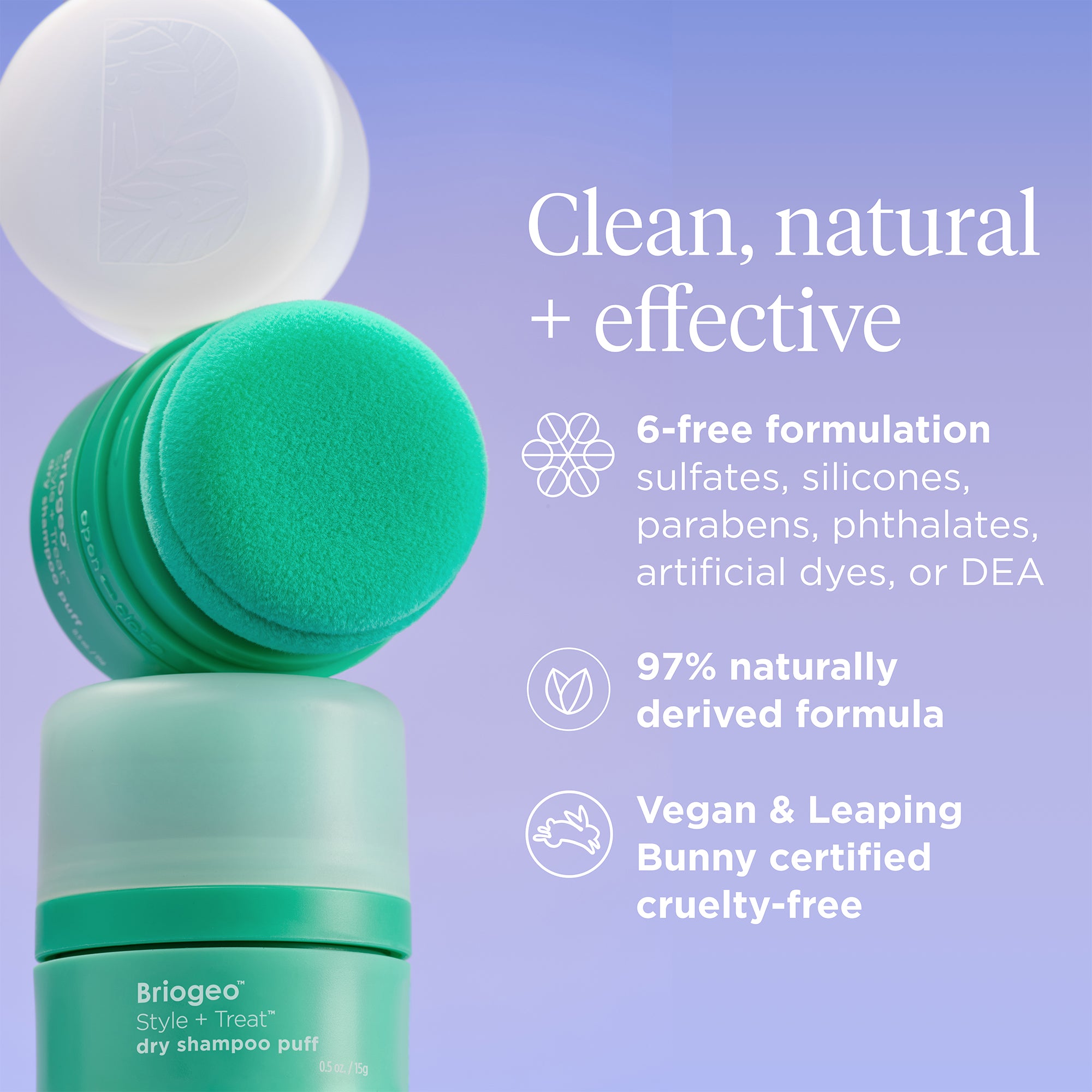 Style + Treat™ Dry Shampoo Puff-Tinted - Briogeo